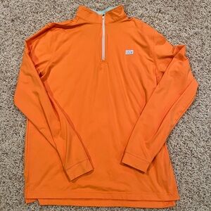 Good Good Golf Orange Quarter-Zip Pullover
